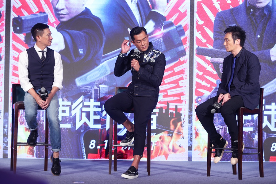 張家輝、古天樂、吳鎮(zhèn)宇暢聊“真心話”.jpg
